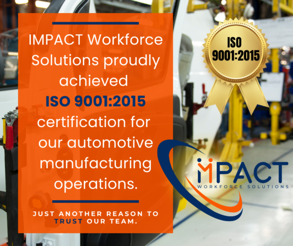 ISO 9001 automotive manufacturing operations